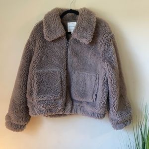 Avec les filles teddy bear coat